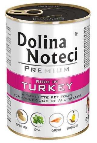 Dolina Noteci Dolina Noteci Premium Pies Indyk puszka 400g