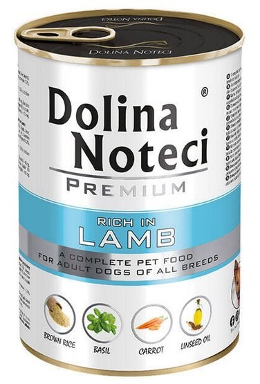 Dolina Noteci Dolina Noteci Premium Pies Jagnięcina puszka 400g