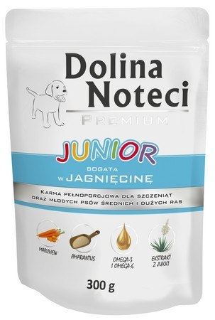 Dolina Noteci Dolina Noteci Premium Pies Junior Jagnięcina saszetka 300g