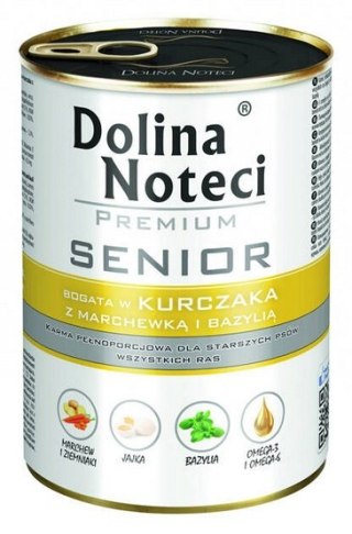 Dolina Noteci Dolina Noteci Premium Pies Senior Kurczak puszka 400g