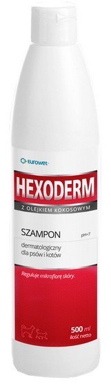 Eurowet Hexoderm - szampon dermatologiczny 500ml