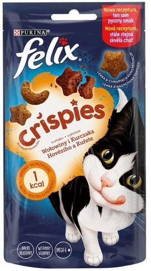 Felix Felix Crispies Wołowina i Kurczak 45g