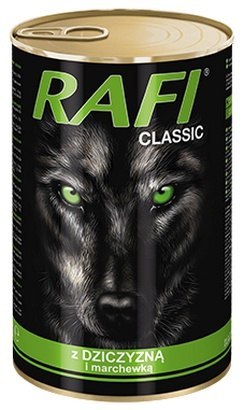 Rafi Rafi Pies Classic Dziczyzna i marchewka w sosie 1240g