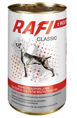 Rafi Rafi Pies Classic Wołowina w sosie 1240g