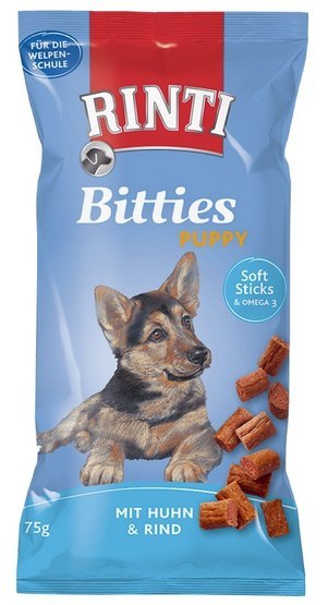 Rinti Rinti Bitties Puppy Huhn & Rind - kurczak i wołowina 75g