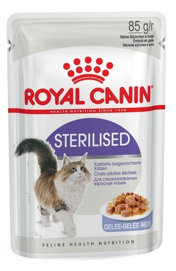 Royal Canin Feline Royal Canin Sterilised w galaretce karma mokra dla kotów dorosłych, sterylizowanych saszetka 85g