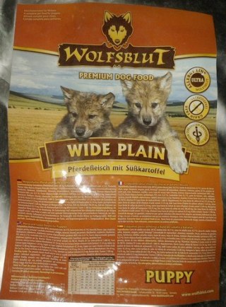 Wolfsblut Wolfsblut Dog Wide Plain Puppy konina i bataty 2kg