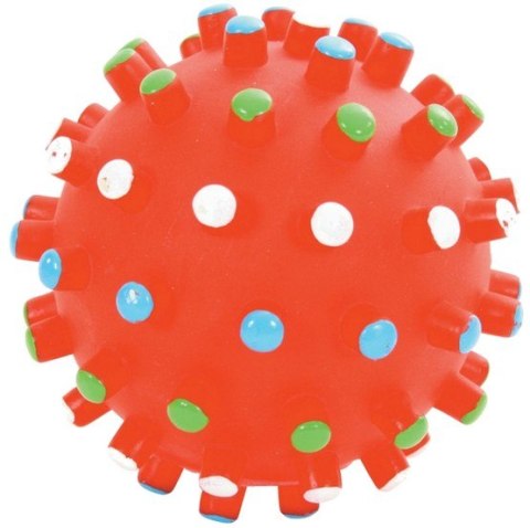 Zolux Zolux Zabawka winylowa piłka z wypustkami 9cm [480783]