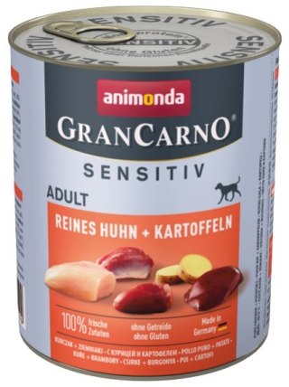 Animonda GranCarno Animonda GranCarno Sensitiv Kurczak + ziemniaki puszka 800g