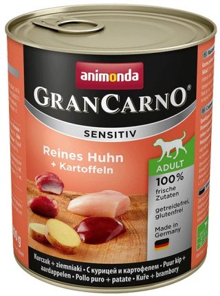 Animonda GranCarno Animonda GranCarno Sensitiv Kurczak + ziemniaki puszka 800g