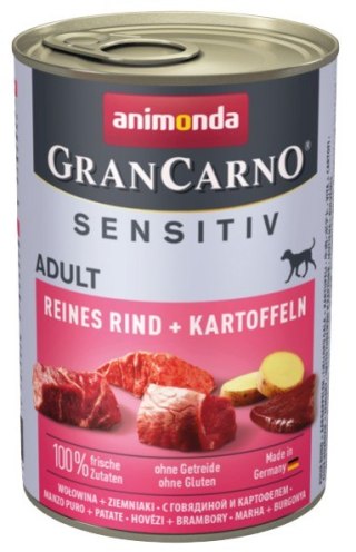 Animonda GranCarno Animonda GranCarno Sensitiv Wołowina + ziemniaki puszka 400g