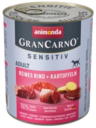 Animonda GranCarno Animonda GranCarno Sensitiv Wołowina + ziemniaki puszka 800g