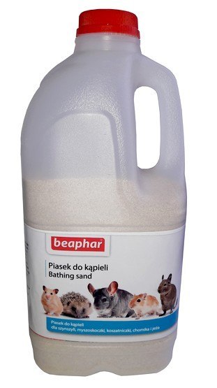 Beaphar Beaphar Bathing sand - piasek dla gryzoni i jeża 2L / 1,3kg Beaphar Beaphar Bathing sand - piasek dla gryzoni i jeża 2L / 1,3kg