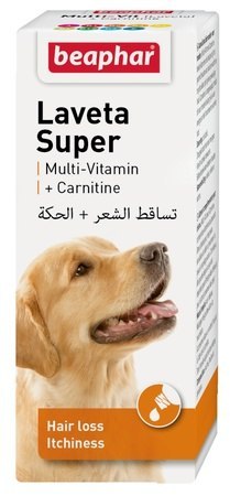 Beaphar Beaphar Laveta Super Dog - preparat na sierść dla psa 50ml