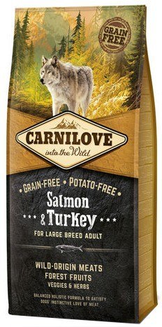 Carnilove Carnilove Dog Salmon & Turkey Large Adult - łosoś i indyk 1,5kg