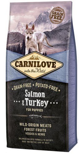 Carnilove Carnilove Dog Salmon & Turkey Puppy - łosoś i indyk 12kg