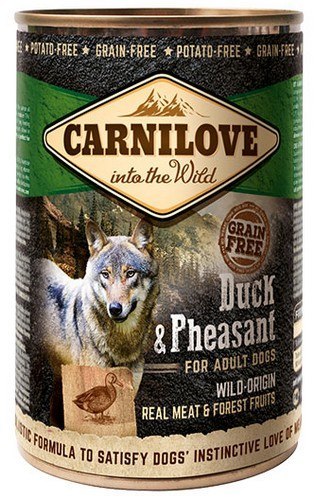 Carnilove Carnilove Dog Wild Meat Duck & Pheasant Adult - kaczka i bażant puszka 400g