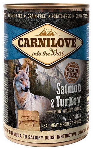 Carnilove Carnilove Dog Wild Meat Salmon & Turkey Adult - łosoś i indyk puszka 400g