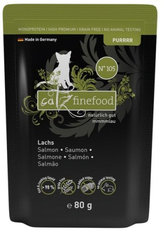 Catz Finefood Catz Finefood Purrrr N.105 Łosoś saszetka 80g