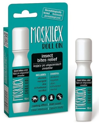 DermaPharm DermaPharm Moskilex Roll on 15ml - dla ludzi kojący po ukąszeniach owadów