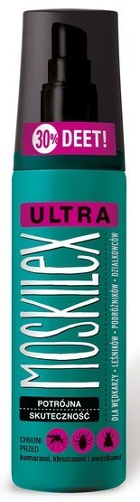 DermaPharm DermaPharm Moskilex Ultra 90ml - dla ludzi przeciw kleszczom, komarom i meszkom