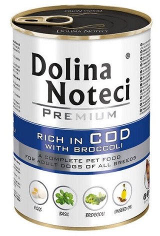 Dolina Noteci Dolina Noteci Premium Pies Dorsz i brokuły puszka 400g