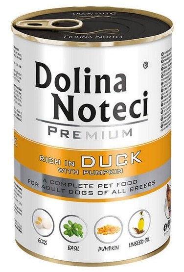 Dolina Noteci Dolina Noteci Premium Pies Kaczka i dynia puszka 400g