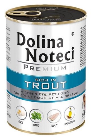 Dolina Noteci Dolina Noteci Premium Pies Pstrąg puszka 400g