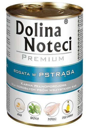 Dolina Noteci Dolina Noteci Premium Pies Pstrąg puszka 400g