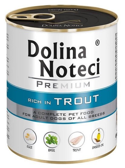 Dolina Noteci Dolina Noteci Premium Pies Pstrąg puszka 800g