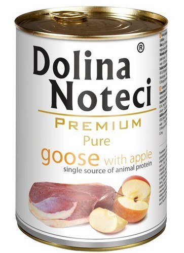 Dolina Noteci Dolina Noteci Premium Pies Pure Gęś i jabłko puszka 400g