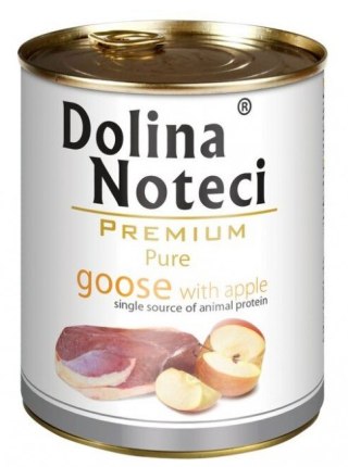 Dolina Noteci Dolina Noteci Premium Pies Pure Gęś i jabłko puszka 800g