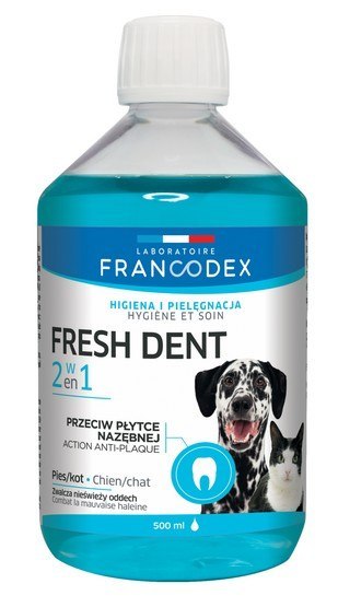 Francodex Francodex Fresh Dent płyn do higieny jamy ustnej 500ml [FR179121]