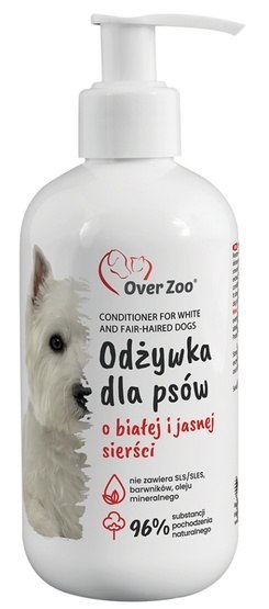 Over Zoo Over Zoo Odżywka dla białej i jasnej sierści 240ml