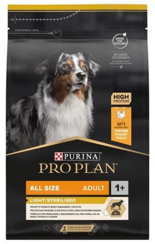 Purina Pro Plan Purina Pro Plan Adult All Size Light/Sterilised 3kg