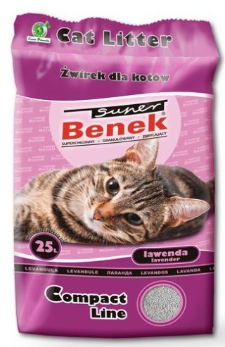 Super Benek Super Benek Compact Zapachowy Lawenda (ciemny fiolet) 25L