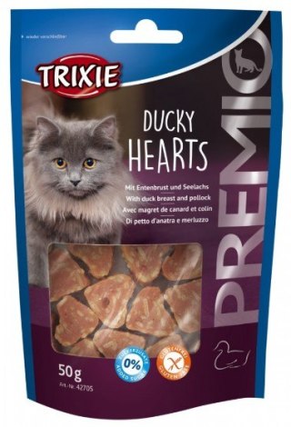 Trixie Trixie Premio Ducky Hearts - kacze serca 50g [42705]