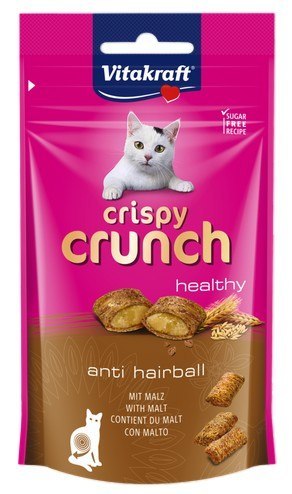 Vitakraft Vitakraft Cat Crispy Crunch Anti Hairball słód 60g [2428811]