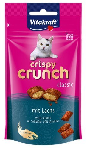 Vitakraft Vitakraft Cat Crispy Crunch łosoś 60g [2428815]