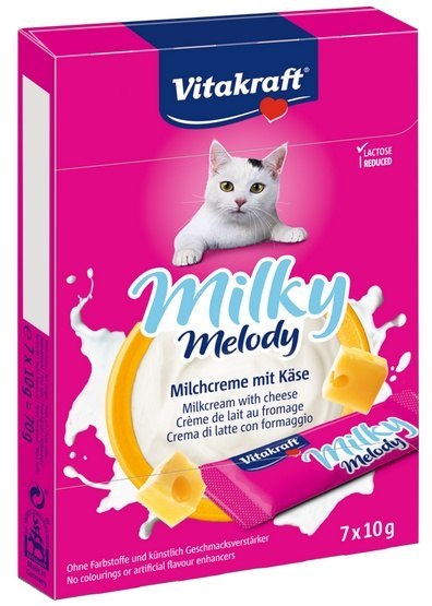 Vitakraft Vitakraft Cat Milky Melody krem z mleka i sera 70g [28819]