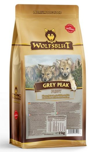 Wolfsblut Wolfsblut Dog Grey Peak Puppy - koza i bataty 2kg