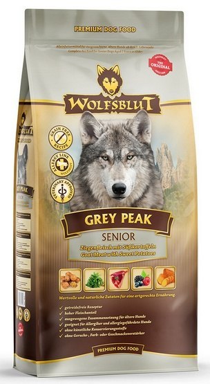 Wolfsblut Wolfsblut Dog Grey Peak Senior - koza i bataty 2kg