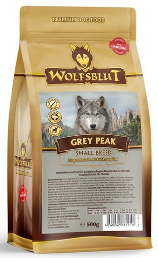 Wolfsblut Wolfsblut Dog Grey Peak Small - koza i bataty 500g