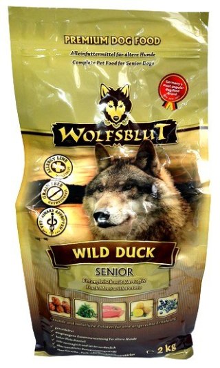 Wolfsblut Wolfsblut Dog Wild Duck Senior kaczka i bataty 2kg