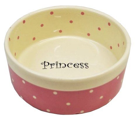 Yarro Yarro/Moderna Miska ceramiczna Princess różowa 13x5,5cm [Y2722]