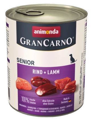 Animonda GranCarno Animonda GranCarno Original Senior Rind Lamm Wołowina + Jagnięcina puszka 800g