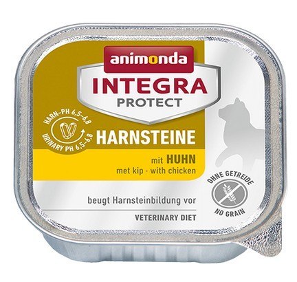 Animonda Integra Animonda Integra Protect Harnsteine dla kota - z kurczakiem tacka 100g