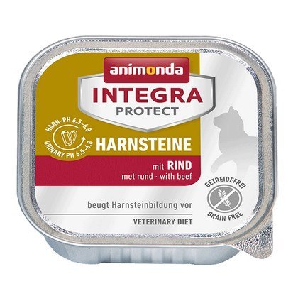 Animonda Integra Animonda Integra Protect Harnsteine dla kota - z wołowiną tacka 100g Animonda Integra Animonda Integra Protect Harnsteine dla kota - z wołowiną tacka 100g