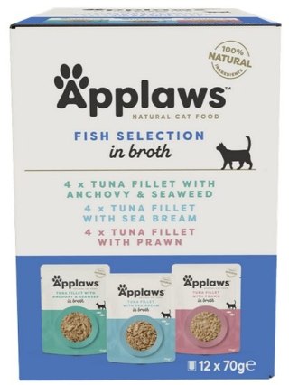 Applaws Applaws saszetki dla kota Fish Selection Multi Pack 12x70g