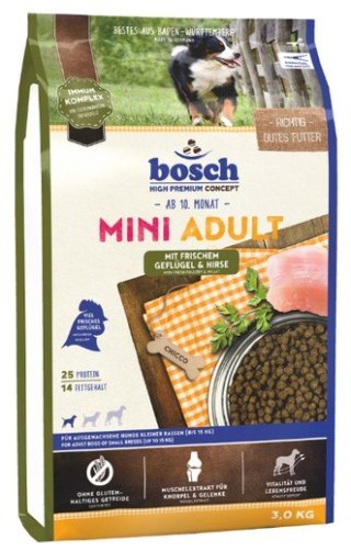 Bosch Bosch Mini Adult Geflugel & Hirse - Drób i proso 3kg